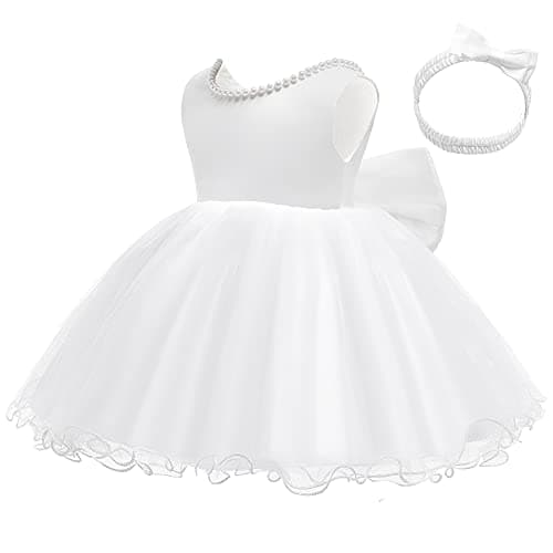 Refined Title: LZH Baby Girls Backless Flower Wedding Dresses