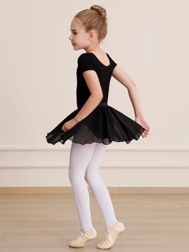 WEGETIT Ballet Leotards for Girls Toddler Dance Outfits with Skirt