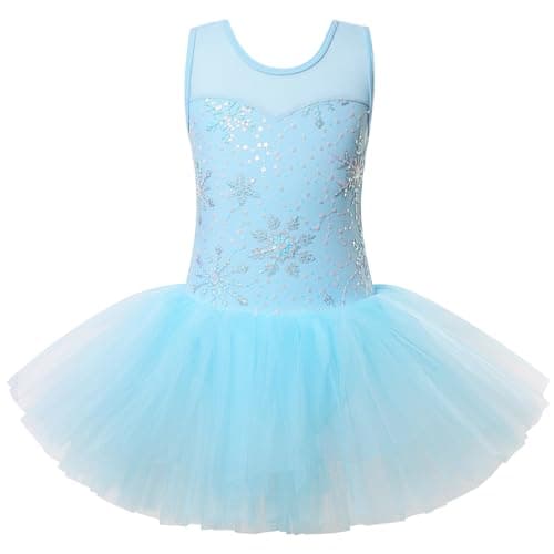 Ballet Leotards with Full Skirt for Girls