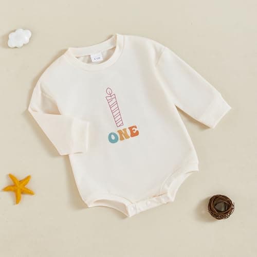YOKJZJD Toddler Girl 1st 2nd 3rd Birthday Romper Sweatshirt