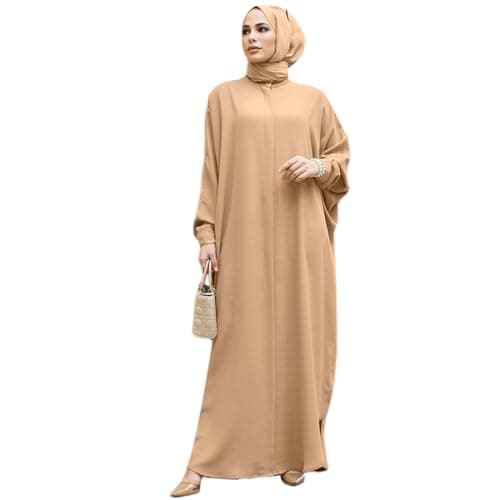 FYMNSI Modest Maxi Abaya Robe for Women Islamic Dress
