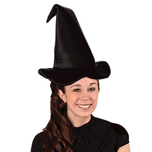 Soft Fabric Halloween Witch Hat Costume Accessory