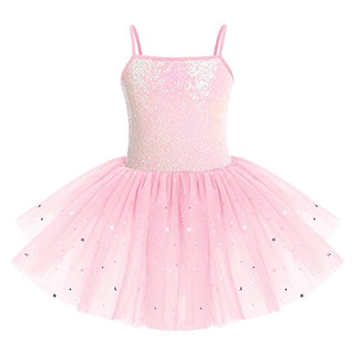 ODASDO Girls' Tutu Leotard and Ballet Dress for Toddler Kids (Ages 3-10)