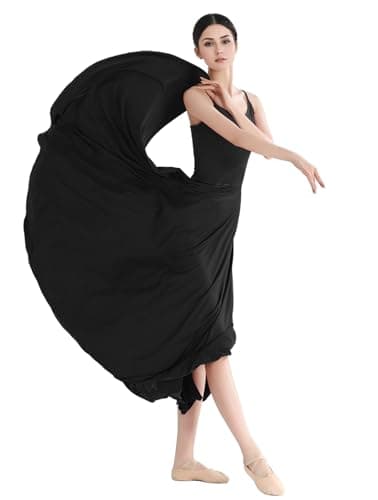ZYACTU Women's Lyrical Dance Halter Split Skirt Costume