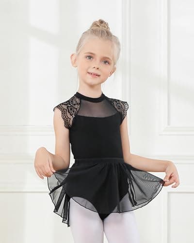Gogokids Toddler Ballet Leotard with Shiny Skirt Combo