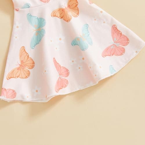 Lamuusaa Toddler Girl Birthday Outfit: Flared Pants & Headband Romper/T-shirt