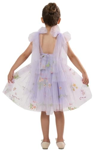 2Bunnies Girl Enchanted Floral Lace A-Line Garden Party Dress
