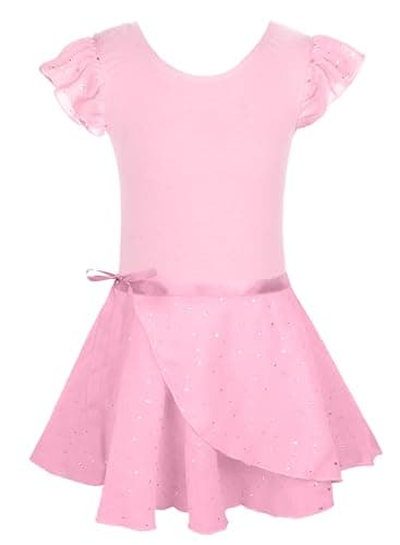 EQSJIU Removable Skirt Ballet Leotard Dance Outfit for Girls 2-12 Years