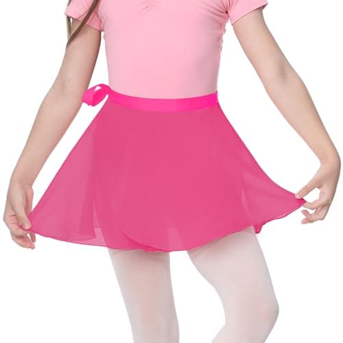 Zando Girls' Chiffon Ballet Wrap Skirts for Teens & Women