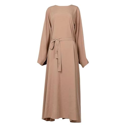 KUIOLYPOER Women's Pakistani Kaftan Abaya, Muslim Dress for Prayer and Dubai Outfits