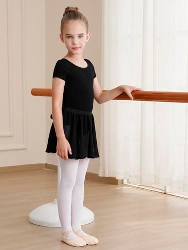 WEGETIT Ballet Leotards for Girls Toddler Dance Outfits with Skirt