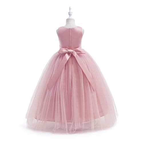 DPKM Formal Wedding Dress for Flower Girls Tulle Party Bridesmaids