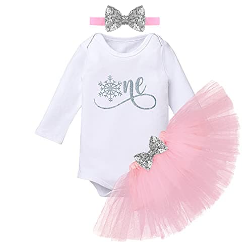 Baby Girl's 1st 2nd Birthday Cake Smash Outfit Set