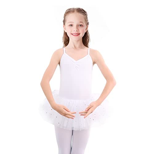 Biezoner Cotton Ballet Tutu Dress for Girls (Toddler-Little Kid-Big Kid)
