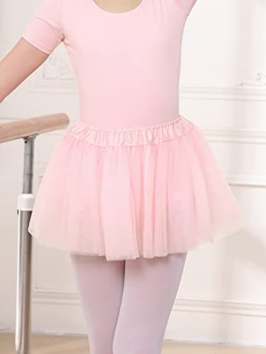 Girls Ballet Leotard Set with Skirt and Tights for Toddlers and Kids