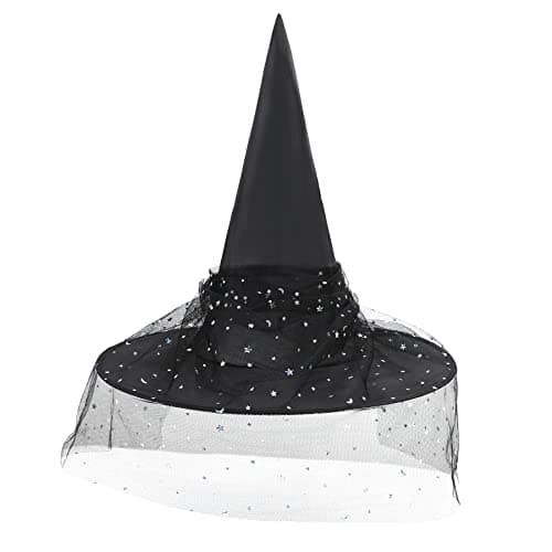 Zando Lace Witch Hat for Women | Halloween Cosplay & Decoration