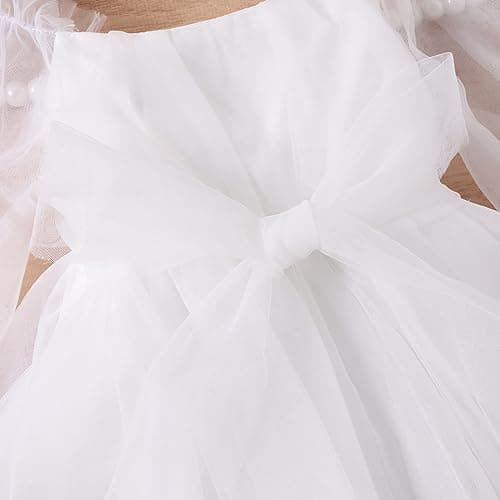 New Born Baby Girl Flower Embroidered Tutu Dress