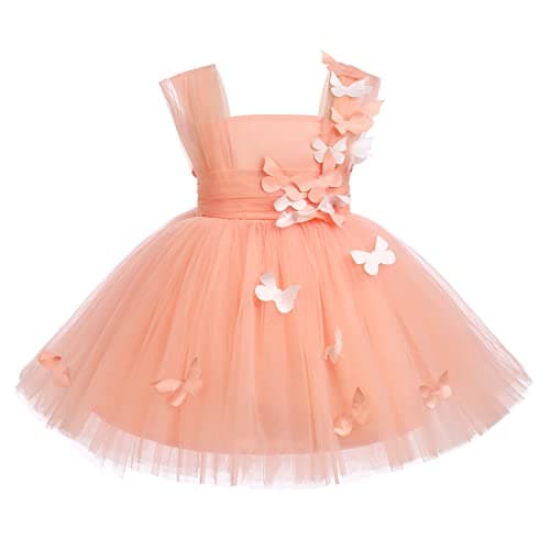 ODASDO Butterfly Dress for Baby Toddler Kids