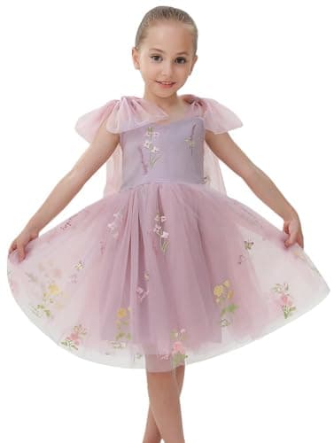 2Bunnies Girl Enchanted Floral Lace A-Line Garden Party Dress