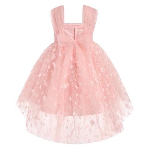 IDOPIP High-Low Tutu Dress for Toddler Princess Birthday Party