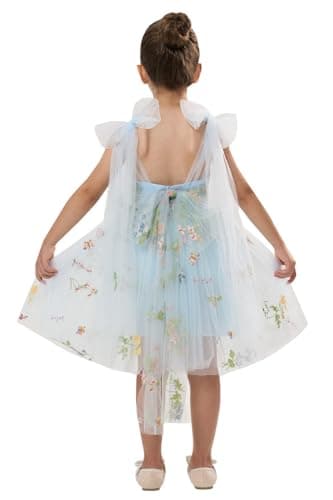 2Bunnies Girl Enchanted Floral Lace A-Line Garden Party Dress