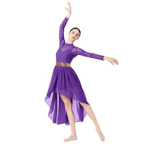 ODASDO Women's Lyrical Dance Long Dress