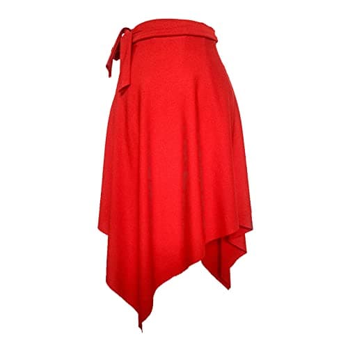 AWOCAN Women's Irregular Ballroom Tango Salsa Skirt Dance Costume