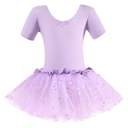 Dancina Girls Sparkle Short Sleeve Tutu Ballet Dress