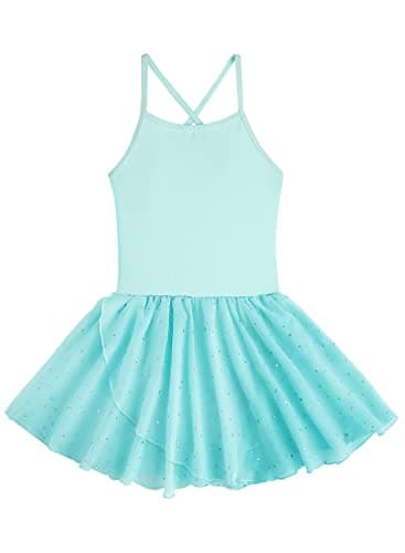 Nude Toddler Ballet Leotard and Skirt for Girls 2-10 Years