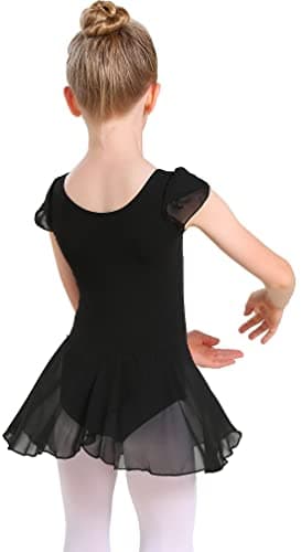 MdnMd Girls' Ballet Leotards with Skirt for Toddlers