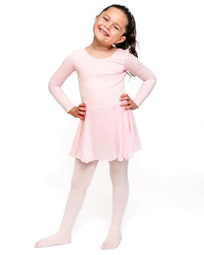 Stelle Long Sleeve Toddler Dance Leotard with Skirt for Girls (Little/Big Kid)