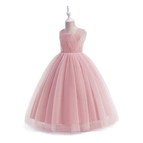 DPKM Formal Wedding Dress for Flower Girls Tulle Party Bridesmaids