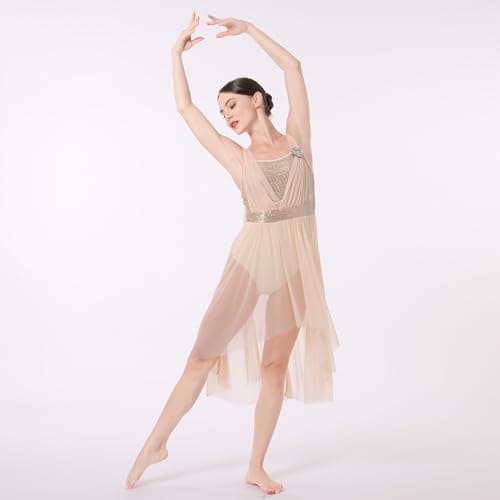 ODASDO Women Lyrical Dance Dress