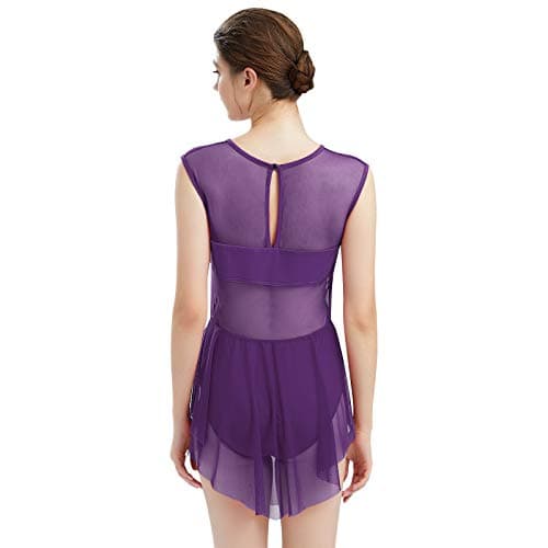 Women's Lyrical Dance Bodysuit with Cut Out Front