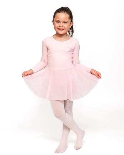 Stelle Long Sleeve Toddler Dance Leotard with Skirt for Girls (Little/Big Kid)