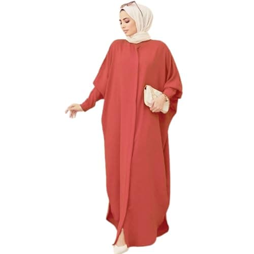 FYMNSI Modest Maxi Abaya Robe for Women Islamic Dress