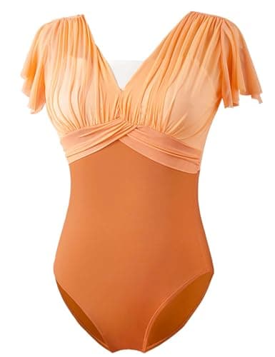 Daydance Green Lyrical Ballet Leotards for Women & Teen Girls