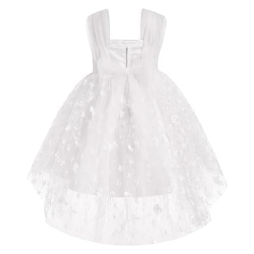 IDOPIP High-Low Tutu Dress for Toddler Princess Birthday Party