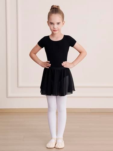 WEGETIT Ballet Leotards for Girls Toddler Dance Outfits with Skirt