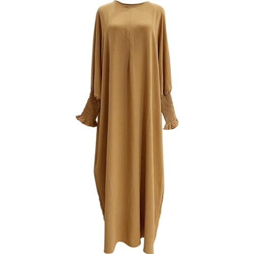 Lenmipot Islamic Women's Abaya for Middle Eastern Eids and Prayers