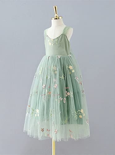 2Bunnies Girl Enchanted Floral Lace A-Line Garden Party Dress