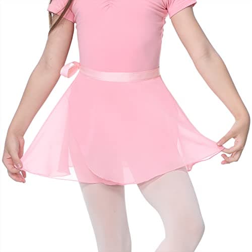 Zando Girls' Chiffon Ballet Wrap Skirts for Teens & Women