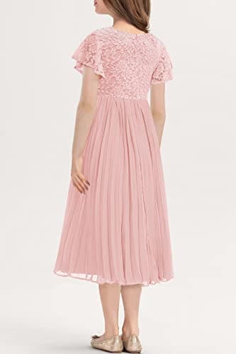Elegant Vintage Lace Flower Girl Dress