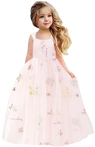 2Bunnies Girl Enchanted Floral Lace A-Line Garden Party Dress
