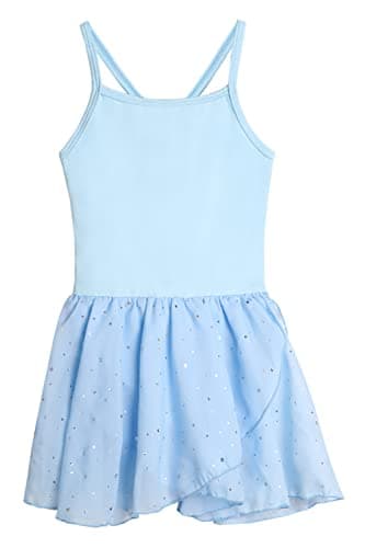 Nude Toddler Ballet Leotard and Skirt for Girls 2-10 Years