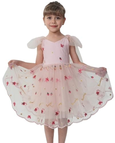 2Bunnies Girl Enchanted Floral Lace A-Line Garden Party Dress