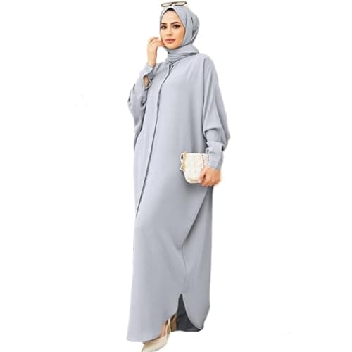 FYMNSI Modest Maxi Abaya Robe for Women Islamic Dress