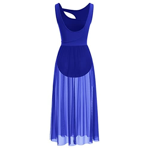 Lyrical Dance Costumes for Women: Mesh Tulle Maxi Dress XS-XL