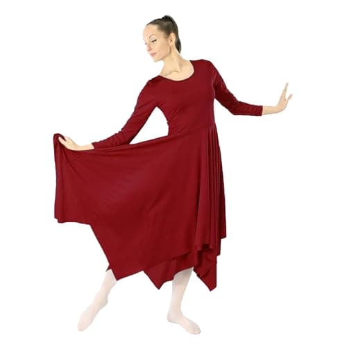 Danzcue Women's Long Sleeve Dance Dress for Spirit Celebration