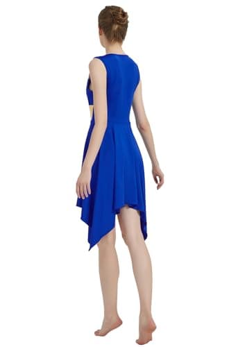 ZYACTU Women's V-Neck Liturgical Dance Dress for Praise and Worship